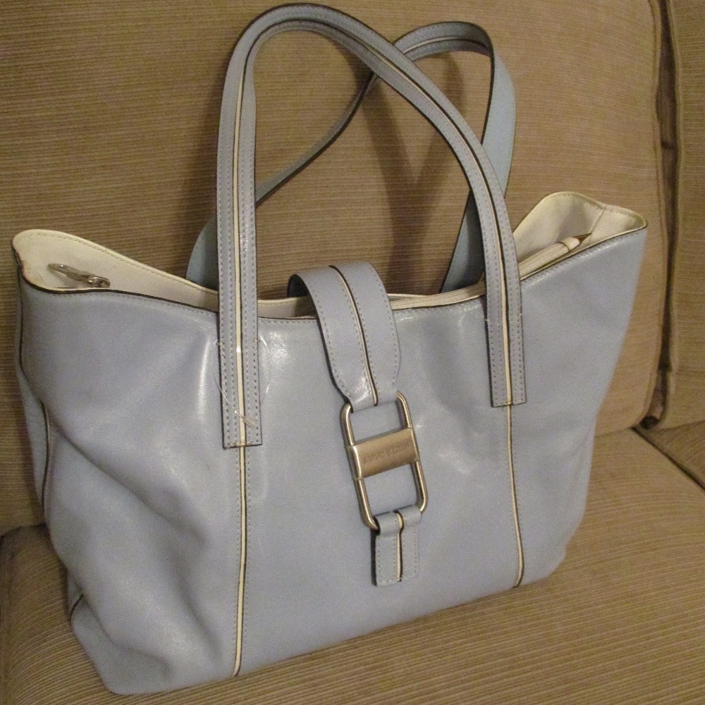NWOT Anne Klein Handbag AK Large Blue Handbag Tote